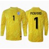 England Jordan Pickford #1 Torwart Auswärtstrikot EM 2024 Langarm